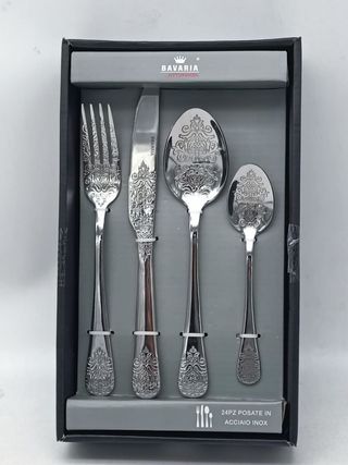 Set posate Bavaria argento