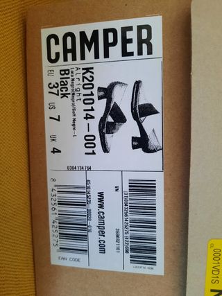 Zapatos camper negros talla 37