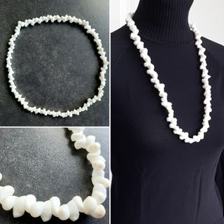 Collar de Caracolas de Porcelana 