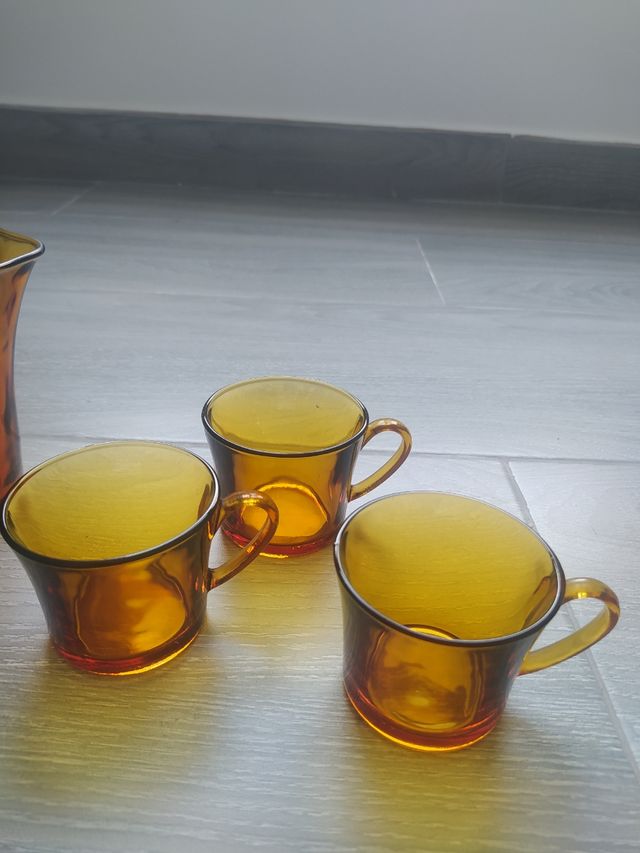 DURALEX JARRA 3TAZITAS y Vaso