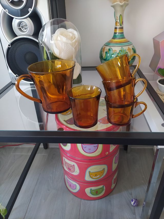 DURALEX JARRA 3TAZITAS y Vaso