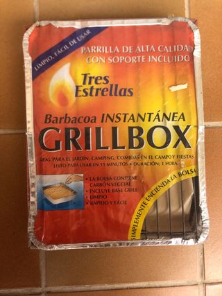 Barbacoa portátil instantanea.