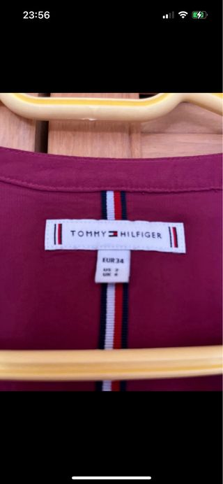 Camisa rosa Tommy Hilfiger