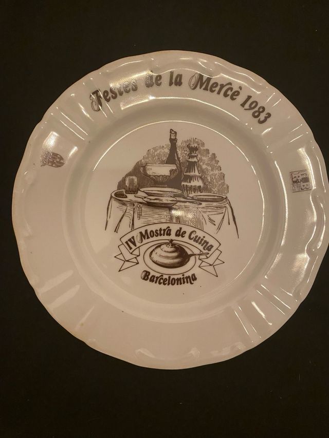 Platos decorativos cerámica vintage