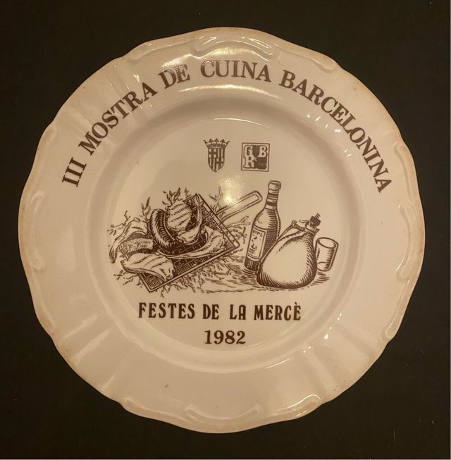 Platos decorativos cerámica vintage