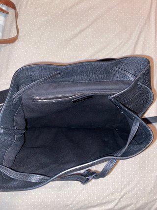 Mochila de cuero Saint Laurent
