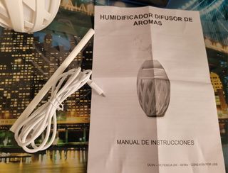 HUMIDIFICADOR DIFUSOR DE AROMAS.