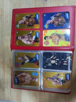 Lotto 135 card Smack down wrestling RAW