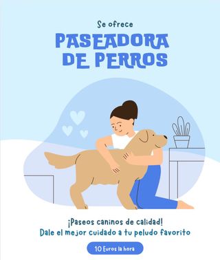 Paseadora de perros