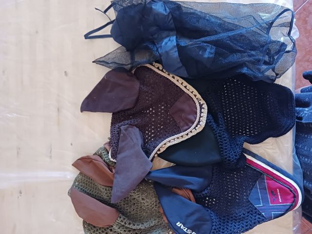 Lote de 3 orejeras caballo