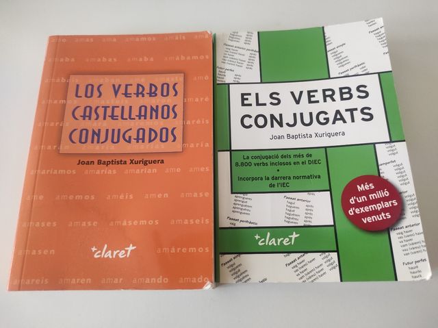 Els verbs conjugats y Los verbos castell