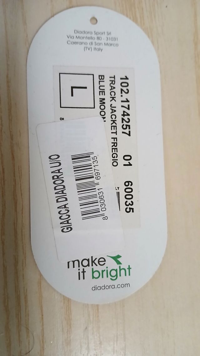 Felpa Diadora uomo ragazzo taglia L