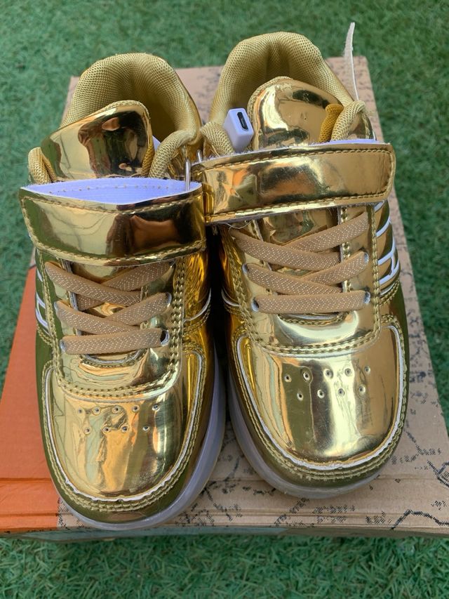 Bambas con dos ruedas y luces led niñ@s