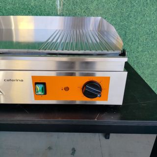 CA🍳 Plancha Acero placa 1/3 Ranurada