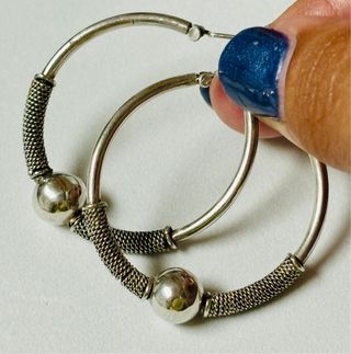 Pendientes Criollas de Omán en plata de ley 925