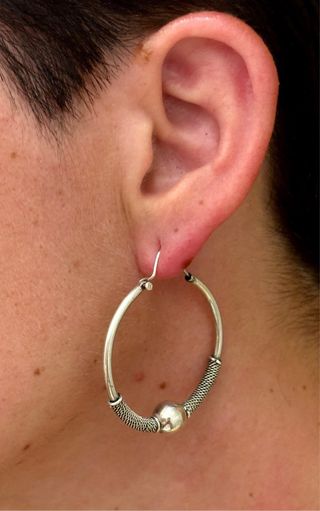 Pendientes Criollas de Omán en plata de ley 925