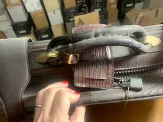 Maleta de viaje vintage mano alberto redondo