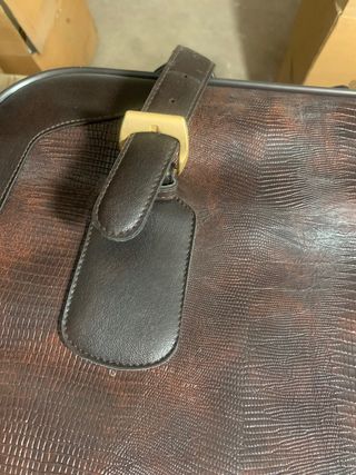 Maleta de viaje vintage mano alberto redondo