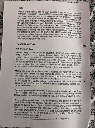 Temario oposiciones inglés secundaria 2024