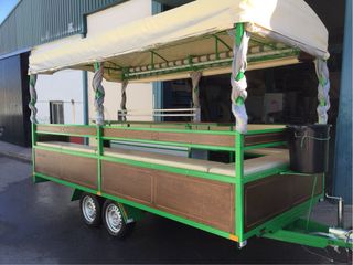 Carriola jardinera para romerias rocioy eventos