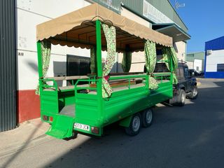 Carriola jardinera para romerias rocioy eventos
