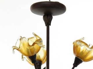 Lampara Forja Flores