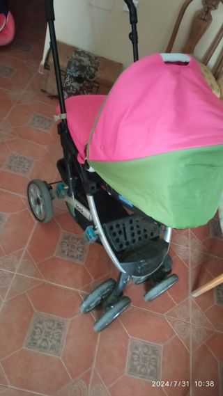 Carrito bebe + silla auxiliar hermano
