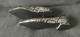 Bailarinas estampado blanco-negro CORINA T.41