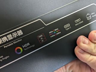 Monitor 2k 14" ultra portatil usb-c hdmi