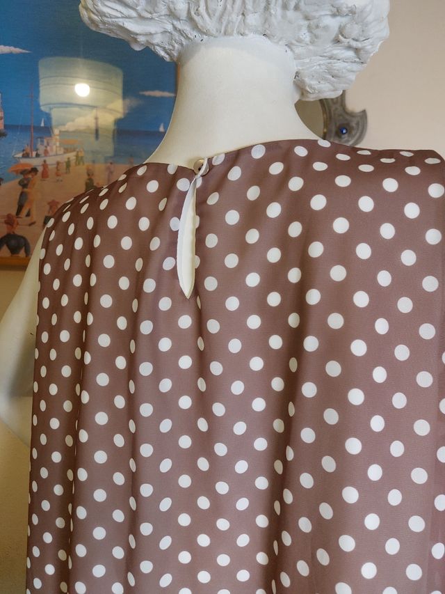 Vestido lunares cottonissimo 3XL