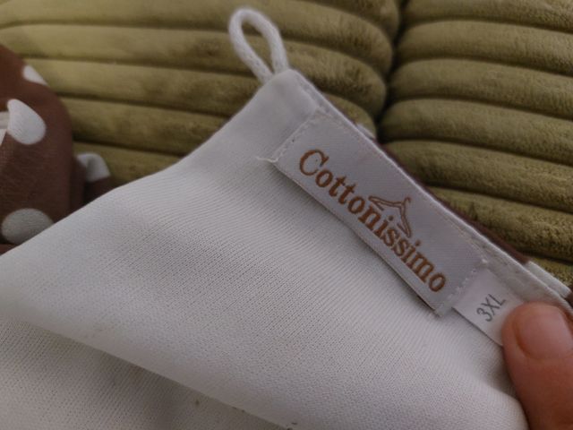 Vestido lunares cottonissimo 3XL