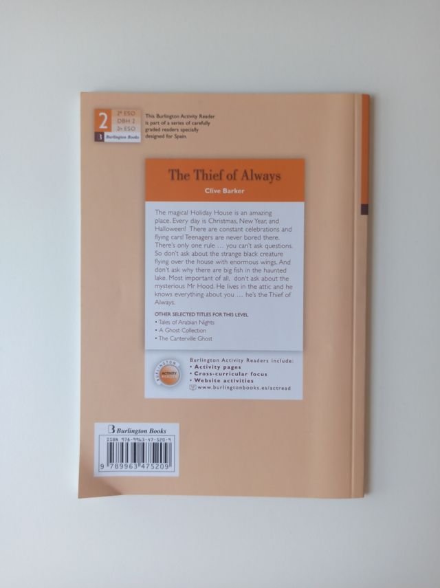 The Thief Of Always Burlington Books