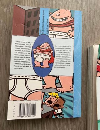 Lote libros capitán calzoncillos SM barco de vapor