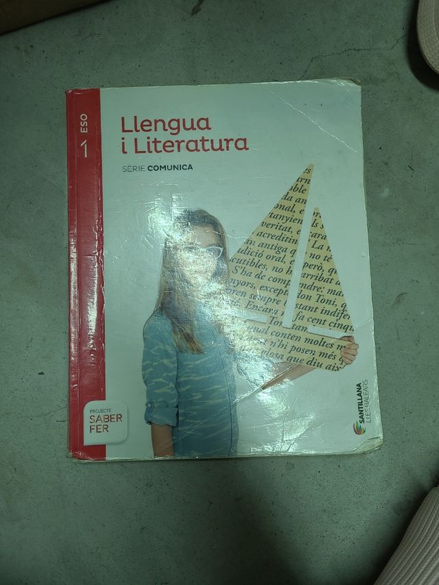 Libro llengua i literatura santillana