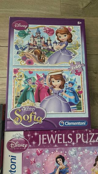 Conjunto de 5 puzzles infantiles