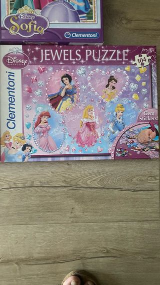 Conjunto de 5 puzzles infantiles