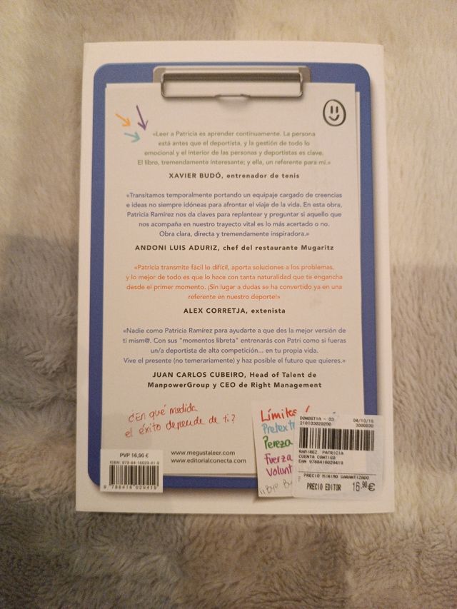 Libro Cuenta contigo, de Patricia Ramírez