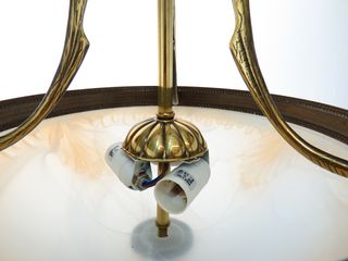 Lampara Colgante sencillo Forja Cristal