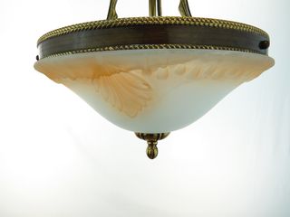 Lampara Colgante sencillo Forja Cristal