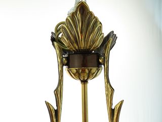 Lampara Colgante sencillo Forja Cristal