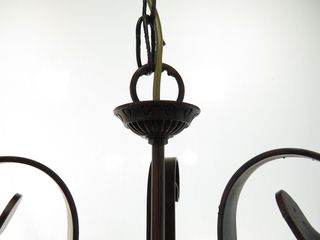 Lampara Forja Maciza Rústica