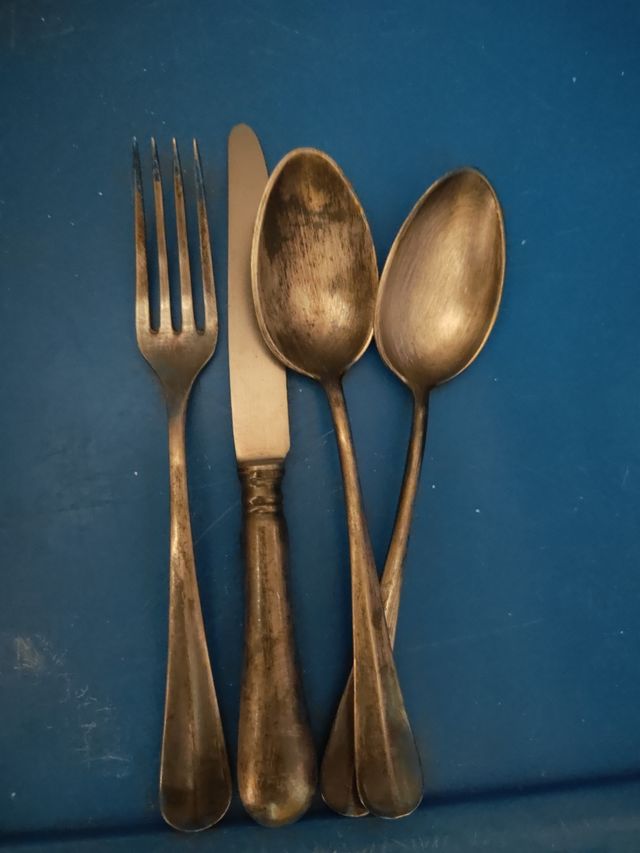 Cubiertos de plata 150g