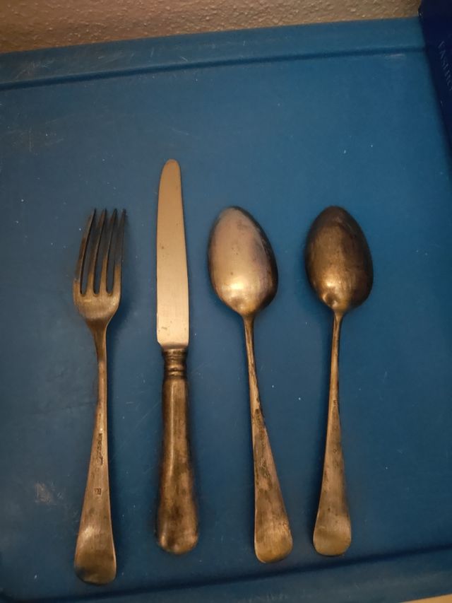 Cubiertos de plata 150g