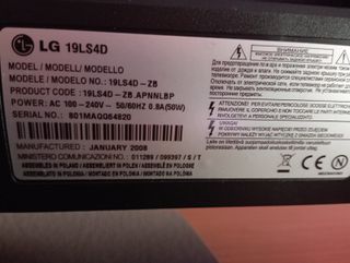 TELEVISION LG 24"