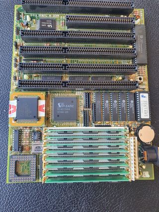 Placa base antigua i 386 / 486