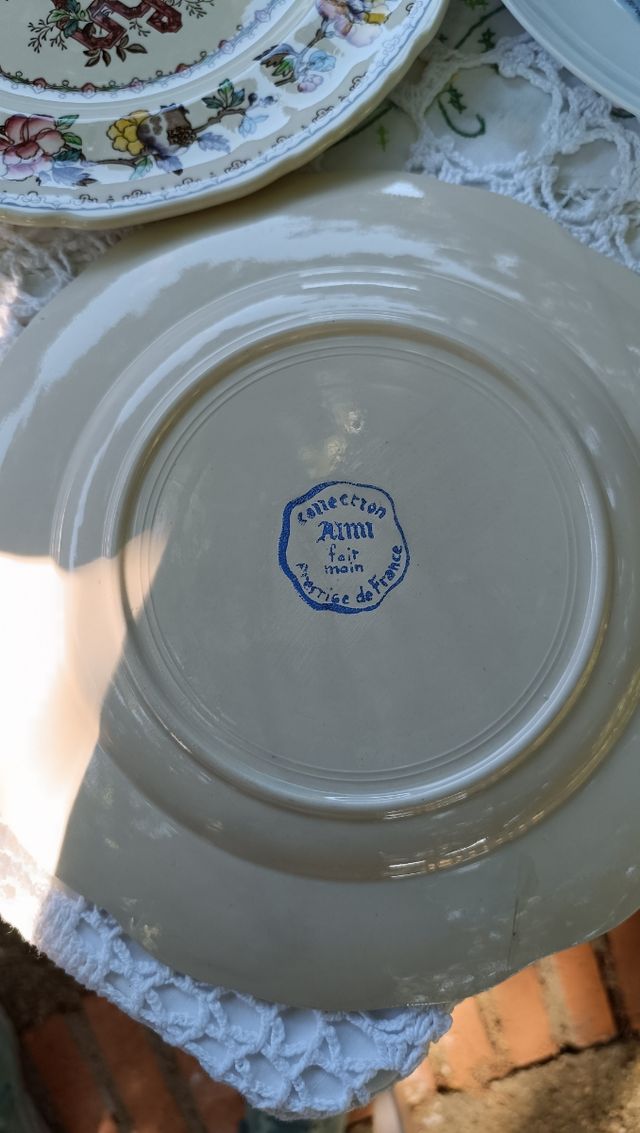 Platos colección Porcelana