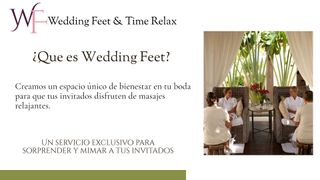 Stand masaje de pies en su boda "Wedding Feet"