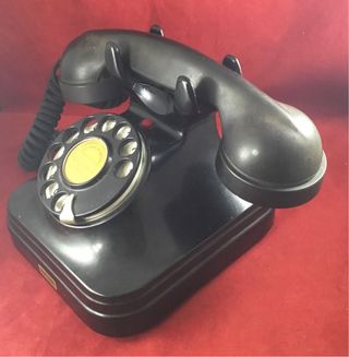 Antiguo teléfono baquelita Standard Eléctrica
