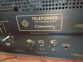 Radio antigua a válvulas graetz