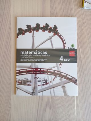 4 ESO matemáticas ACADEMICAS libro